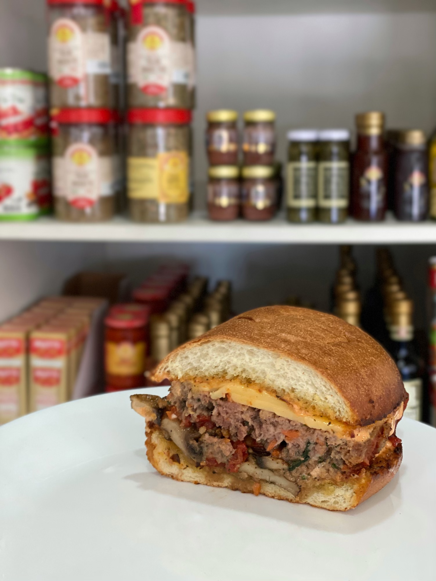Tuscan Meatloaf Sandwich