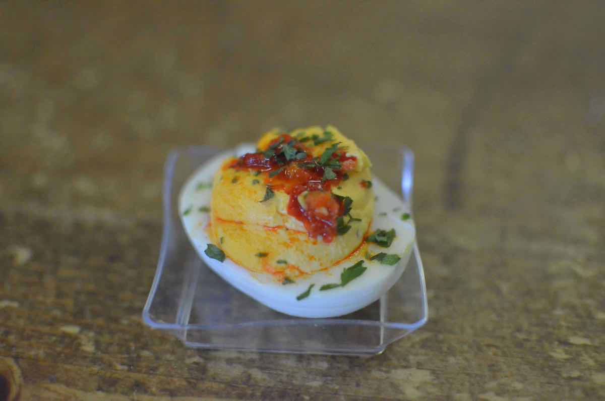 Calabrese Deviled Eggs